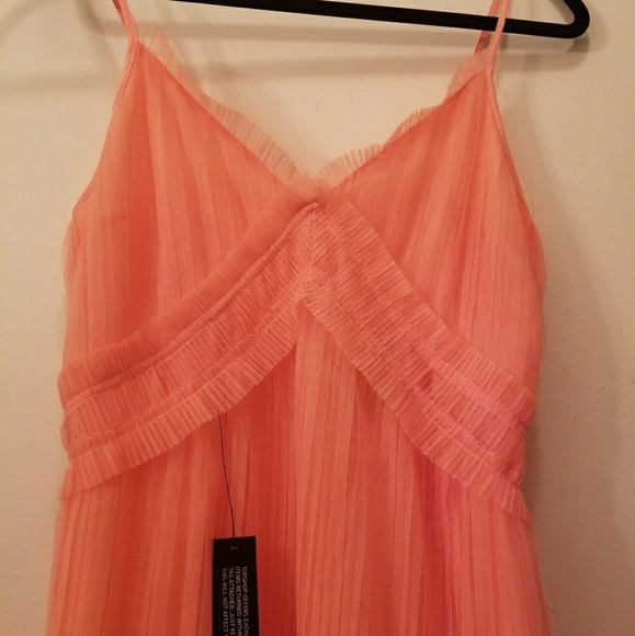 Sale! Topshop orange tulle style dress - Picture 3 of 3
